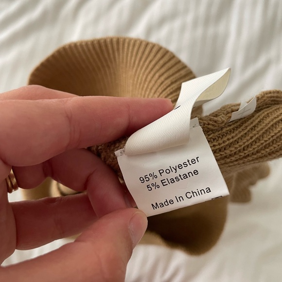 EUC- Commense Sweetheart Twist Ribbed Crop Tube Top Sz L - Picture 4 of 11